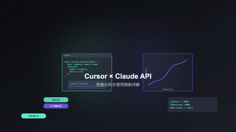 Cursor 使用 Claude API 完全指南：性能分析、接入方式与使用限制详解