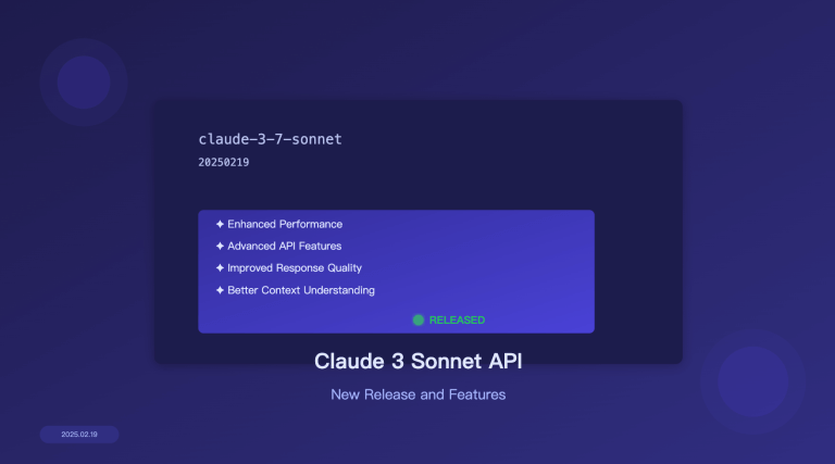 Claude 3.7 Sonnet API 全面解析：混合推理模型，免费试用就在这里…