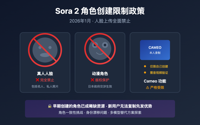 sora 2 character face restriction policy 2026 image 0 图示