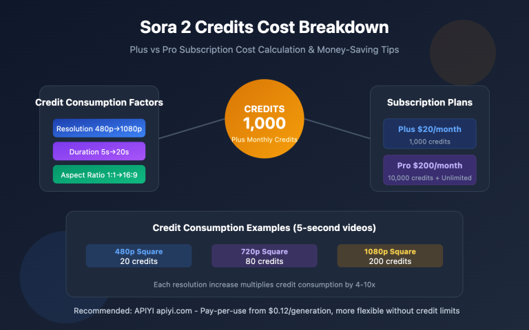 sora 2 credits cost pricing guide en image 0 图示