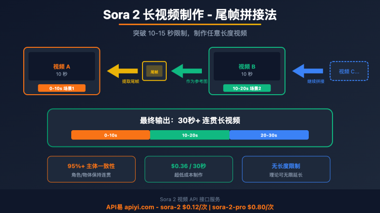 sora 2 make longer video frame stitching image 0 图示