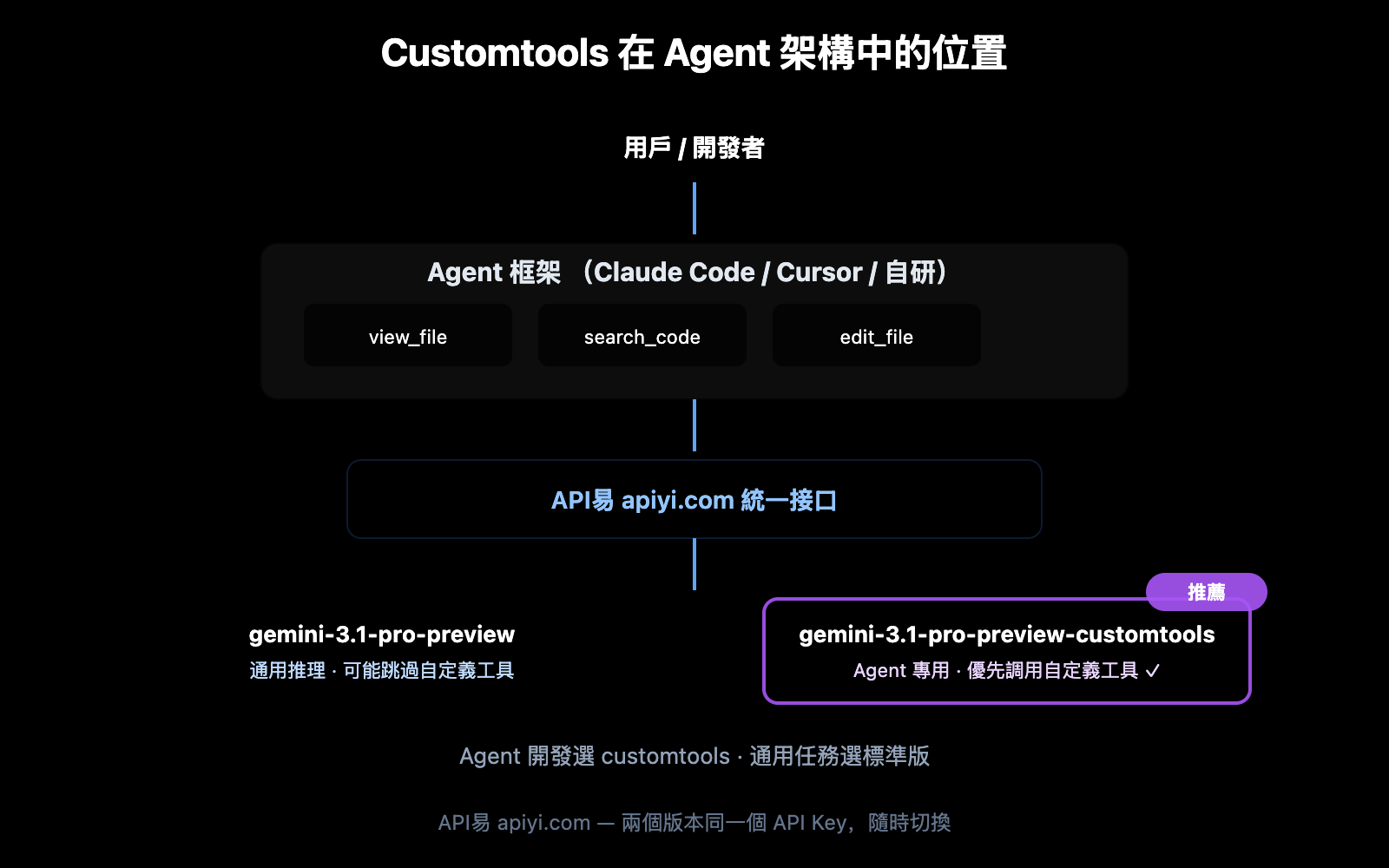 gemini-3-1-pro-preview-customtools-agent-guide-zh-hant 图示