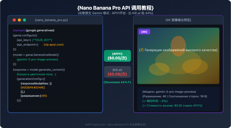nano banana pro api guide cheaper than kie ai ru image 0 图示