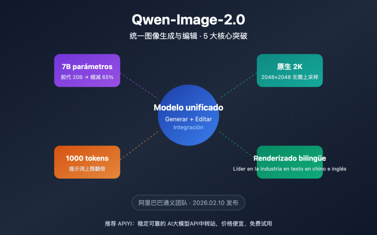 qwen image 2 0 unified ai image generation editing guide es image 0 图示